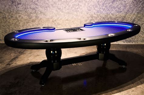 The Lumen HD Poker Table with LEDs - BBO Poker Tables | Poker table, Poker table plans, Poker room