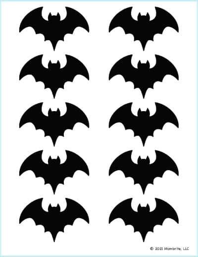 25 Free Printable Bat Templates | Mombrite