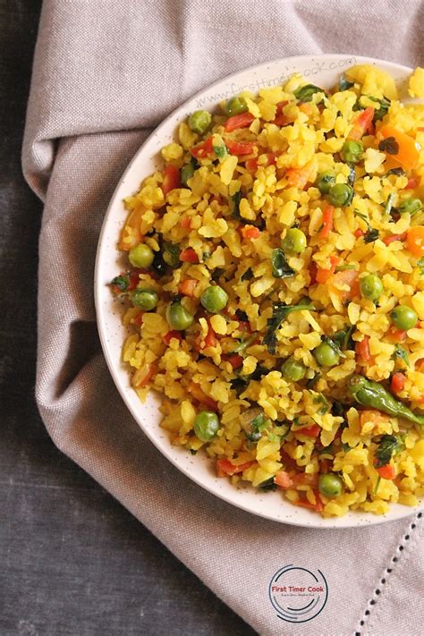 Poha Upma / Aval Upma / Vegetable Poha Upma / Vegetable Aval Upma - First Timer Cook