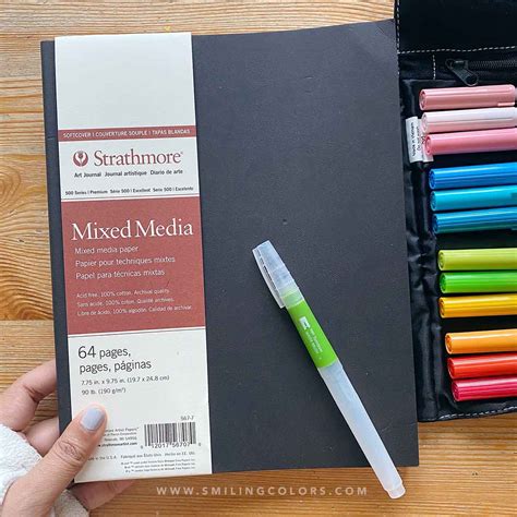 Strathmore mixed media sketchbook 500 series - Smitha Katti