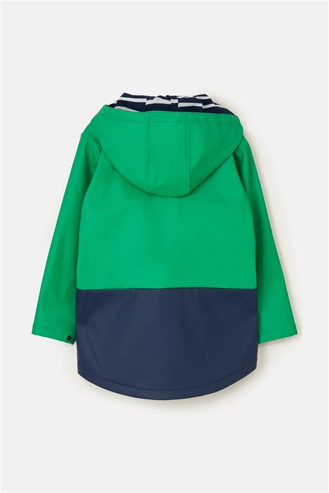 Anchor. Boys' Waterproof Jacket - Peagreen Navy | Lighthouse