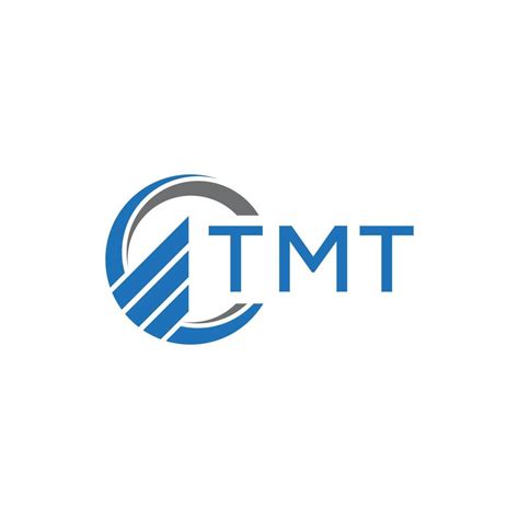 TMT Flat accounting logo design on white background. TMT creative ...