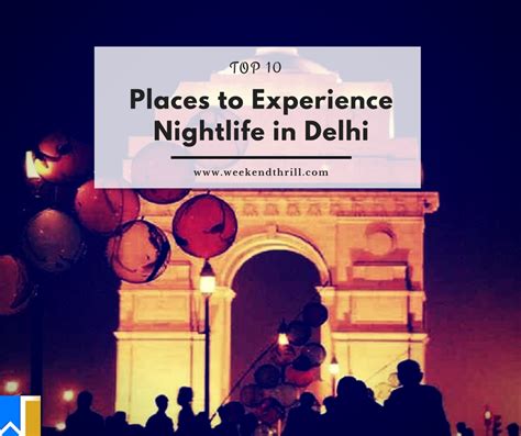 10 Best Places to Experience Nightlife in Delhi - Weekend Thrill