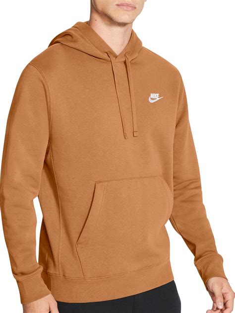 Nike Sportswear Club Fleece Hoodie (regular And Big & Tall) in Brown ...