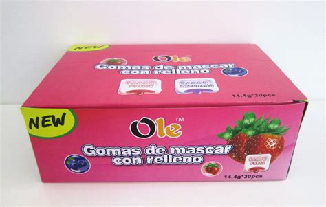 4 in 1 Fruit&Mint Chewing Gum 14.4g*30pcs 2 Flavors in One Box ...