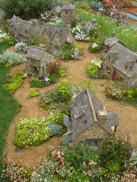 18 best miniature garden village images on Pinterest | Fairies garden, Mini gardens and Gnome garden