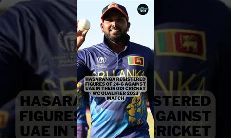 Wanindu Hasaranga Records His Best-Ever Bowling Figures In ODI Cricket | SL vs UAE | Cricket ...