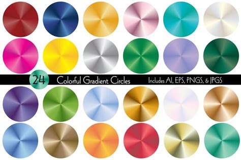 Colorful Gradient Circles (1543753)