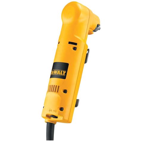 DEWALT 3/8 in. (10 mm) Variable Speed Reversing Right Angle Drill ...