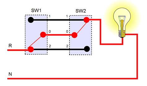 Circuit Diagram Of A Two Way Switch