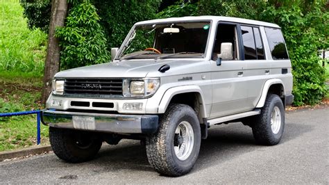 1995 Toyota Land Cruiser Prado Turbo Diesel (USA Import) Japan Auction ...