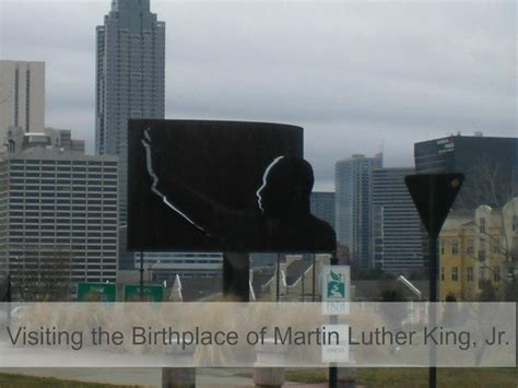 Visiting the Birthplace of Martin Luther King, Jr. with Suggested Resources