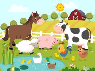 Farm Animals Puzzle Free Activities online for kids in Kindergarten by ...