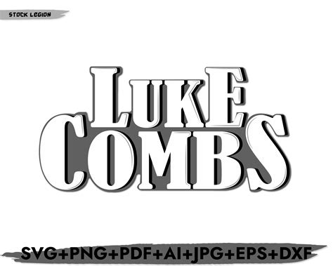 Luke Combs Grey SVG By stockvectorsvg | TheHungryJPEG