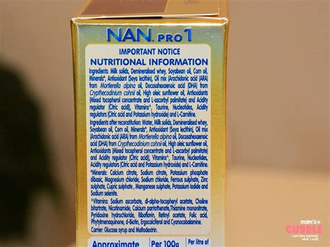 Review NAN Pro Stage 1 Infant Formula Powder For Newborns