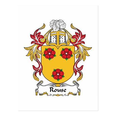 Rouse Family Crest Postcard | Zazzle.com