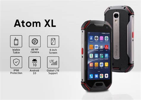 Atom XL DMR walkie-talkie and rugged smartphone - Geeky Gadgets