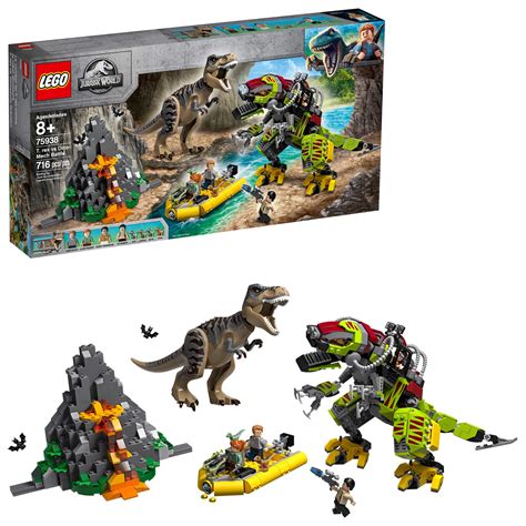 Buy LEGO Jurassic World T. rex vs Dino Mech Battle 75938 (716 Pieces ...