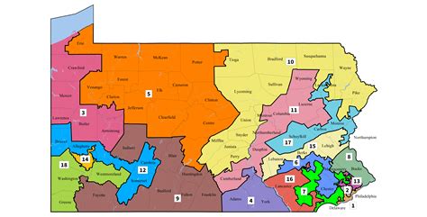 The House seats in Pennsylvania that could flip under the new map