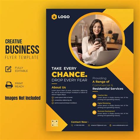 Premium Vector | Creative business flyer | Flyer design templates ...