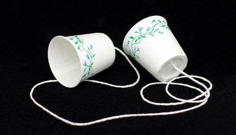 Homemade walkie talkies - activity for Day 2 preschool | Phone craft, Dixie cup crafts, Cup phones