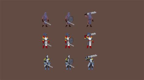 Knights Pack - Pixel Art Assets - YouTube