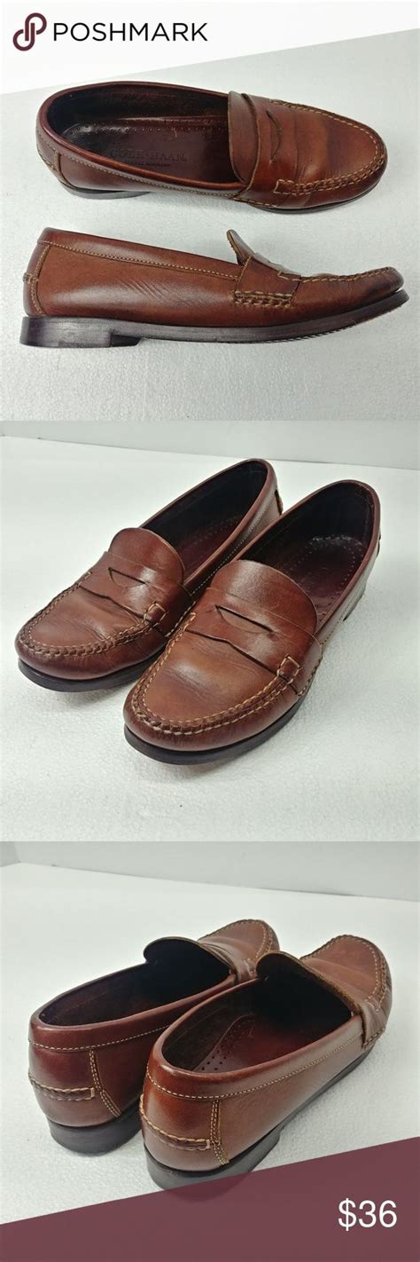 Cole Haan Womens Penny Loafers Sz 8.5 N Brown | Womens penny loafers, Penny loafers, Cole haan women