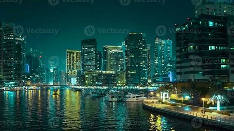 night views of dubai 24761859 Stock Photo at Vecteezy