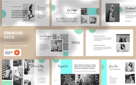 Creative Deck PowerPoint template #102063 - TemplateMonster