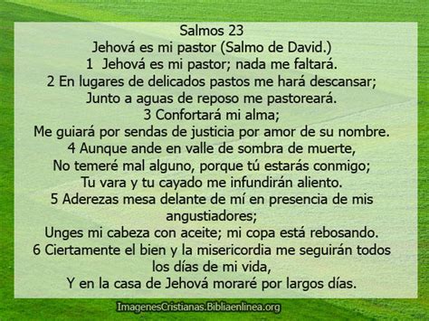 Salmo 23: Completo con explicación e imagenes