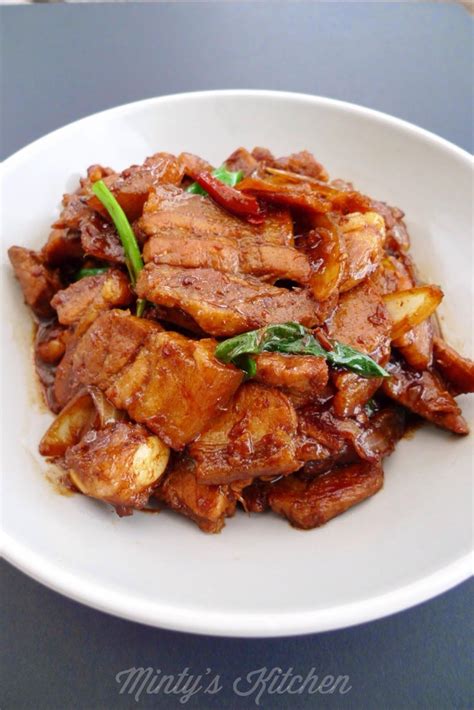 Minty's Kitchen : twice cooked pork belly with salted fish Pork Belly ...