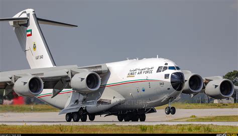 KAF343 - Kuwait - Air Force Boeing C-17A Globemaster III at Gdańsk ...