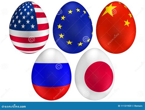 Easter Eggs Flag 1 Royalty Free Stock Images - Image: 11131959