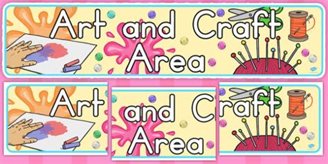 Art and Crafts Banner | Art | Twinkl (teacher made)