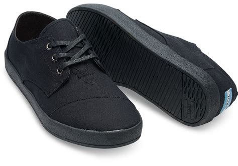 Lyst - Toms Black Canvas Men's Paseo Sneakers in Black for Men