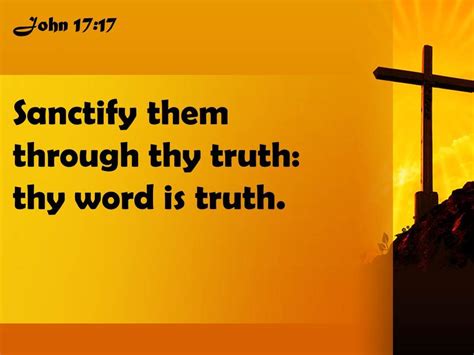 0514 John 1717 Sanctify Them By The Truth Powerpoint Church Sermon | Graphics Presentation ...