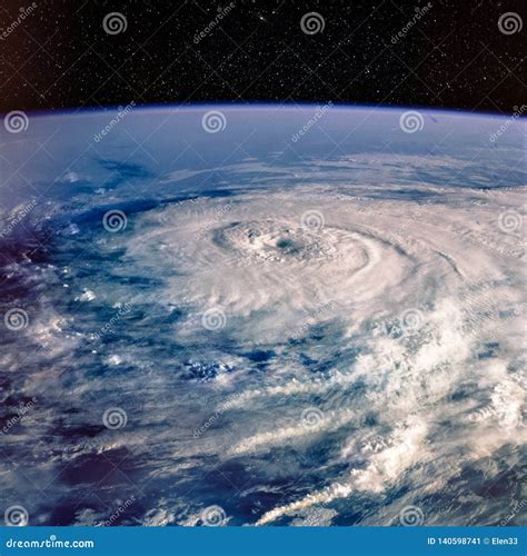 Typhoon. Satellite view stock image. Image of star, danger - 140598741