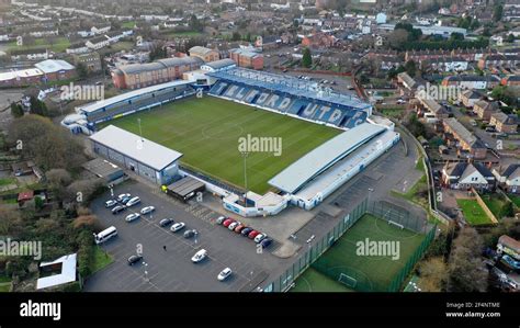 AFC Telford United Bucks Head stadium in Wellington, Shropshire, Uk Stock Photo - Alamy