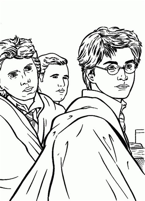 Free Printable Harry Potter Coloring Pages For Kids Harry Potter ...