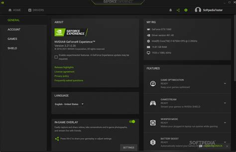 NVIDIA GeForce Experience 3.28.0.417 - Download, Review, Screenshots