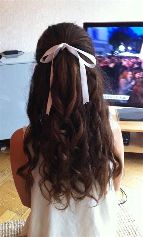 13+ Formidable Simple Ribbon Long Hair Hairstyles Girls