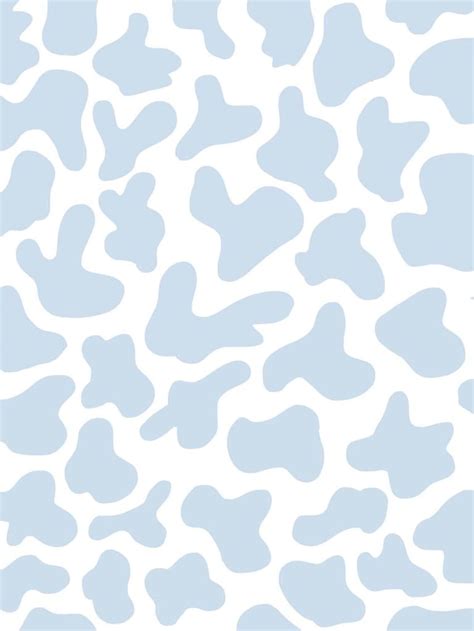 Blue cow print. Cow print , Cow , Cute background HD phone wallpaper ...