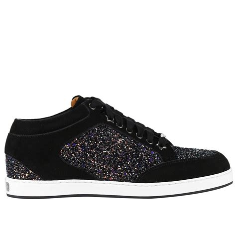 Jimmy Choo Sneakers Shoes Women in Black | Lyst