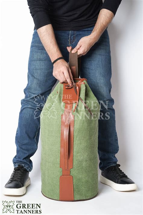 Canvas Leather Duffle Bag | Military DuffleBag