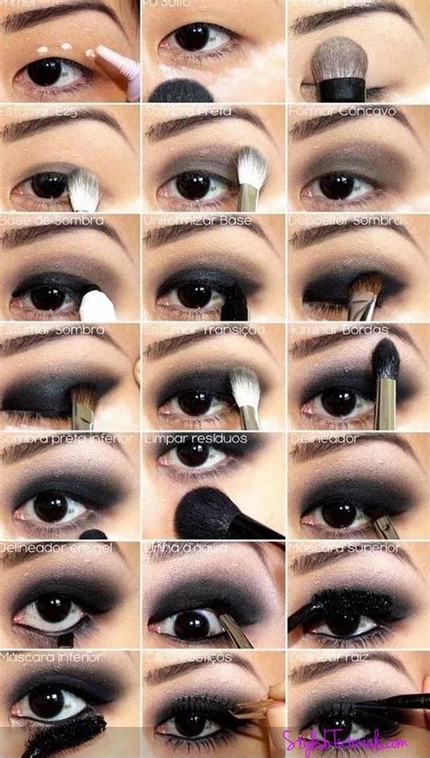 Top 10 Amazing Black Eye Makeup Tutorials - Pretty Designs