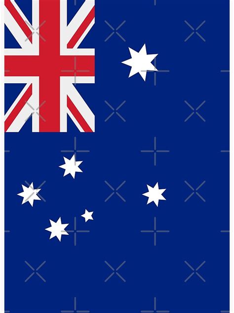 "Australian flag colors" Poster for Sale by PlanetEarthArt | Redbubble