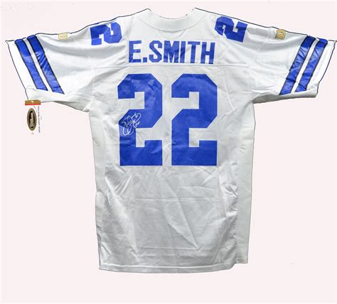 Lot Detail - Emmitt Smith Signed Dallas Cowboys Jersey