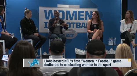 Detroit Lions hosted NFL's first 'Women in Football' game dedicated to ...