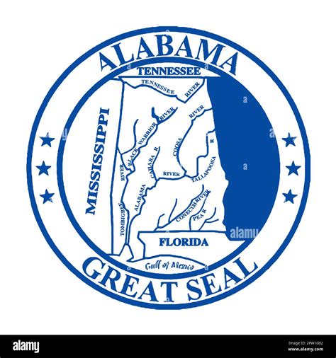 The great seal of Alabama isolated on a white background Stock Photo ...