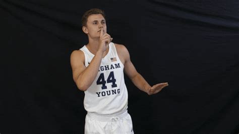 Byu Basketball Go Cougs GIF by BYU Cougars